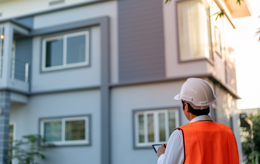 A building inspection on a new Sunshine Coast house